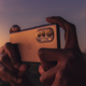 A photo of a person holding the Motorola Edge